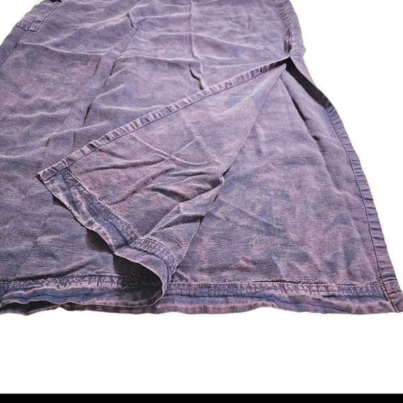 John Paul Richard Uniform  Purple Tie Dye Utility Tencel Y2K Medium Midi Skirt - Picture 7 of 12